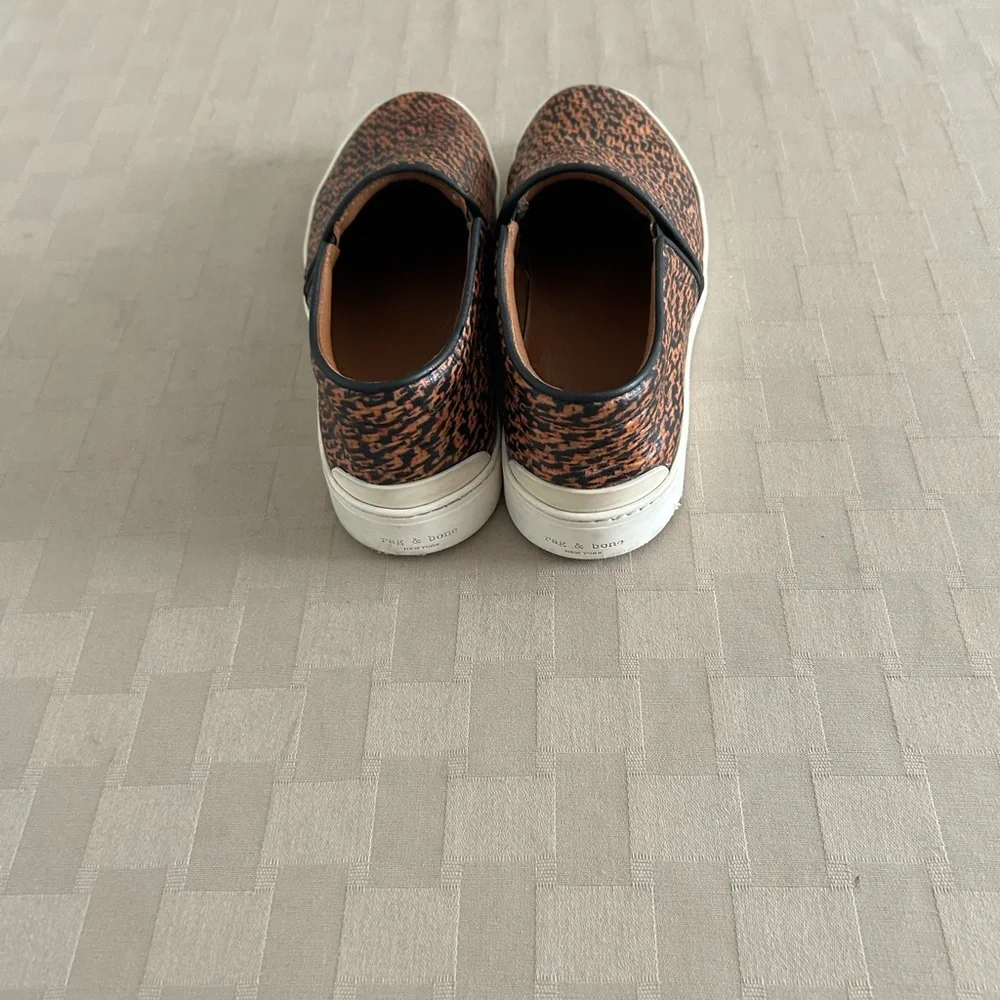 Rag & Bone Geometric Print Slip On Sneakers